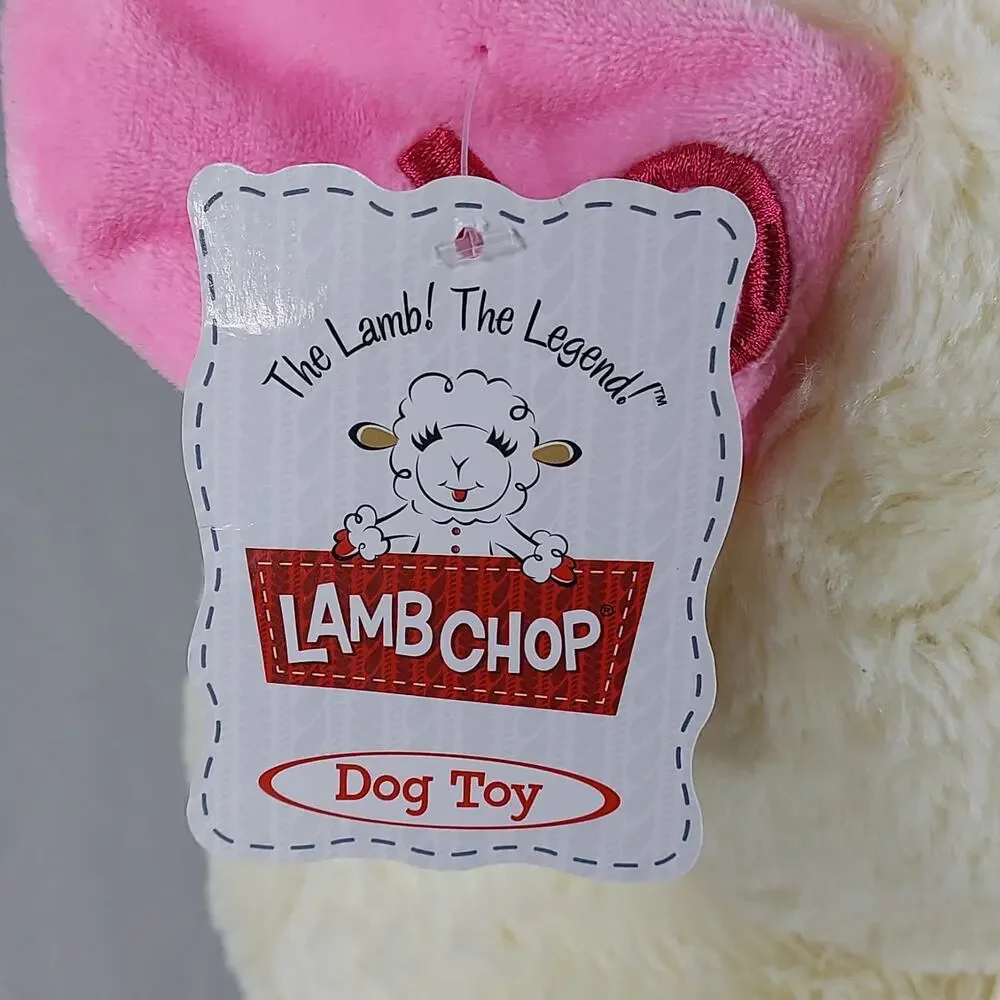 Lamb Chop Dog Plush Toy 24'' Jumbo Squeaky Soft Stuffed Pet Cuddle Chew Toy 2022